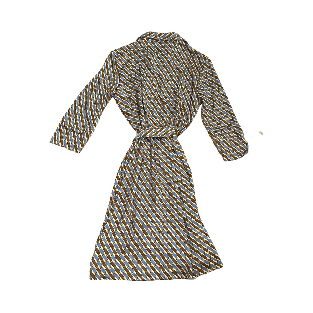 J. McLaughlin Brown/Denim Blue Brynn Dress, Size Medium. - Picture 11 of 11